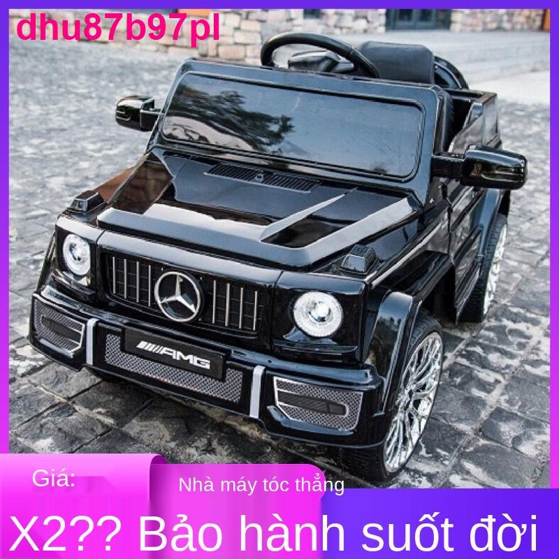 Ô tô điện trẻ em Mercedes-Benz bốn bánh xe địa hình, dành cho chạy pin đồ chơi em, có thể ngồi điều khiển từ xa