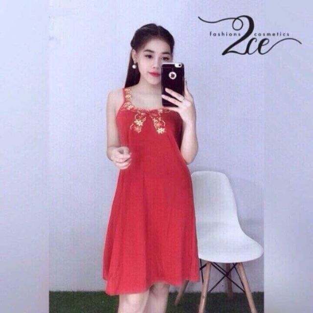 Đầm-Sale đầm ngủ thun lạnh