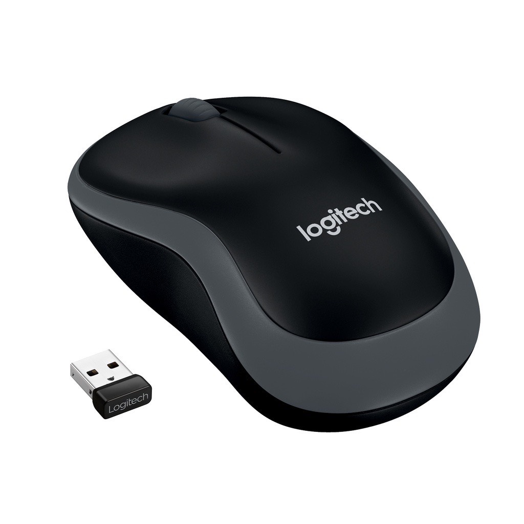 Chuột không dây Logitech M185 - USB, nhỏ gọn, phù hợp PC/Laptop