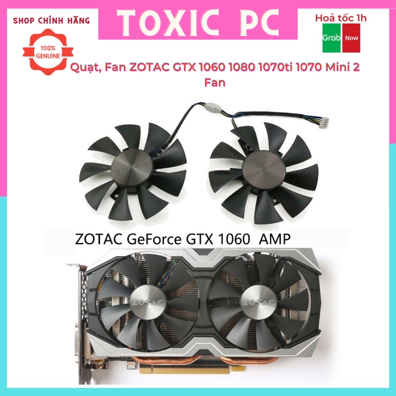 Quạt, Fan ZOTAC GTX 1060 1080 1070ti 1070 Mini 2 Fan