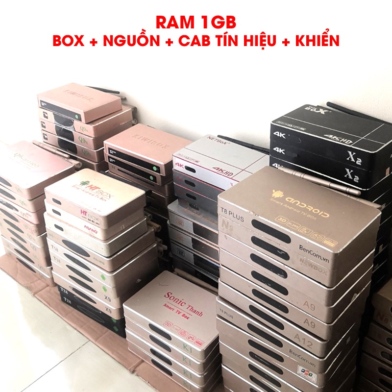 Android TV Box Thanh lý, đủ phụ kiện, lỗi wifi - cắm dây mạng Lan (chú ý đọc kỹ mô tả)