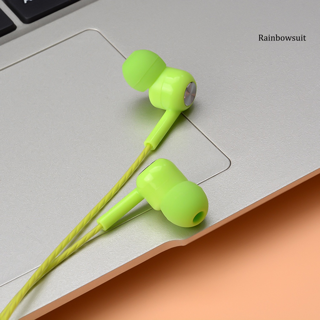 RB- S32 Universal 3.5mm L-shaped Plug Wired Earphone for Phone