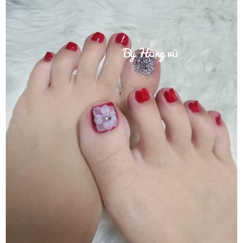 Hoa bột nail ( hoa chân )