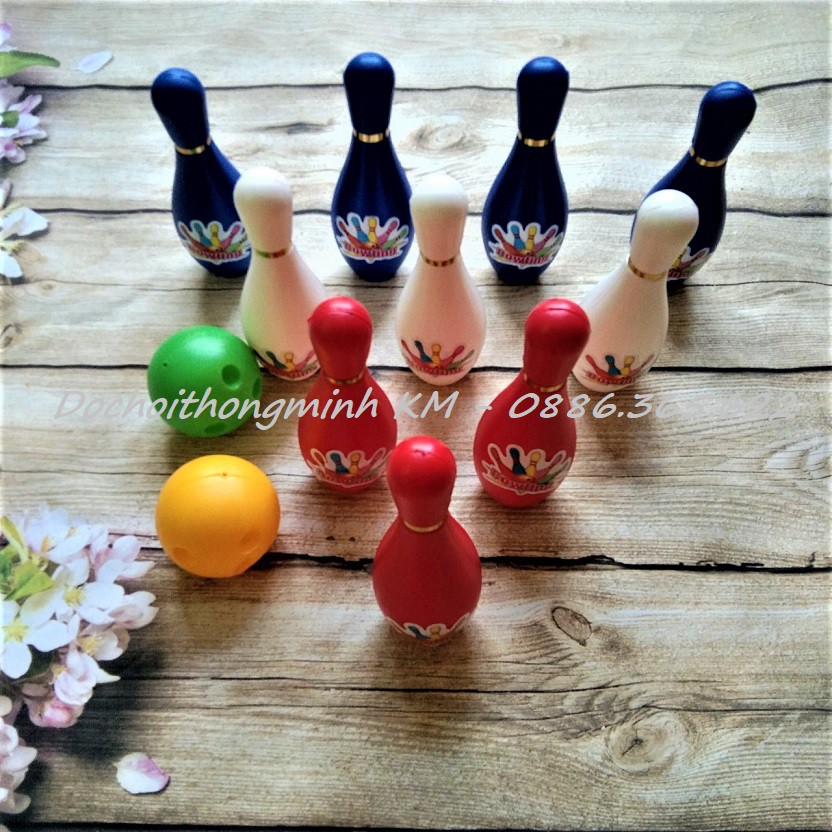Trò chơi Bowling cho trẻ vận động rèn luyện kỹ năng