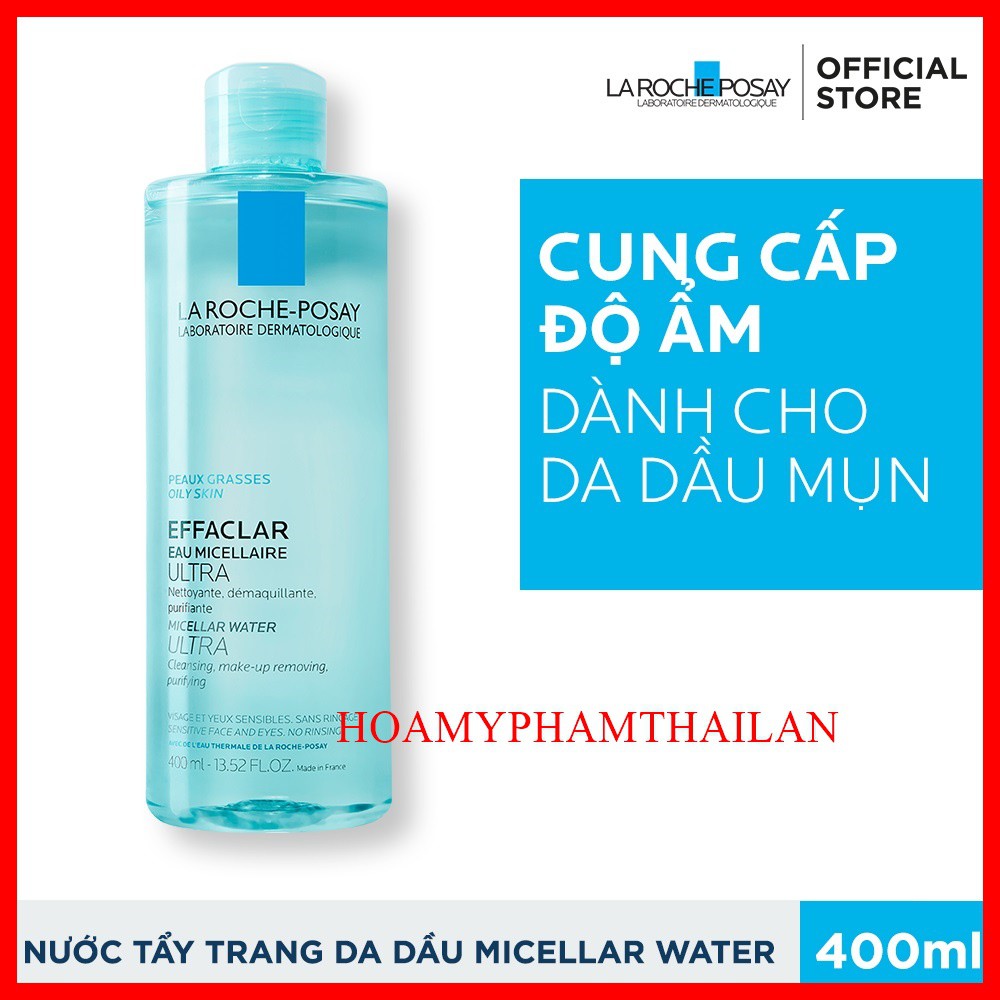 [Hàng giá gốc] Tẩy trang Laroche Posay Effaclar Eau Micellaire 400ml