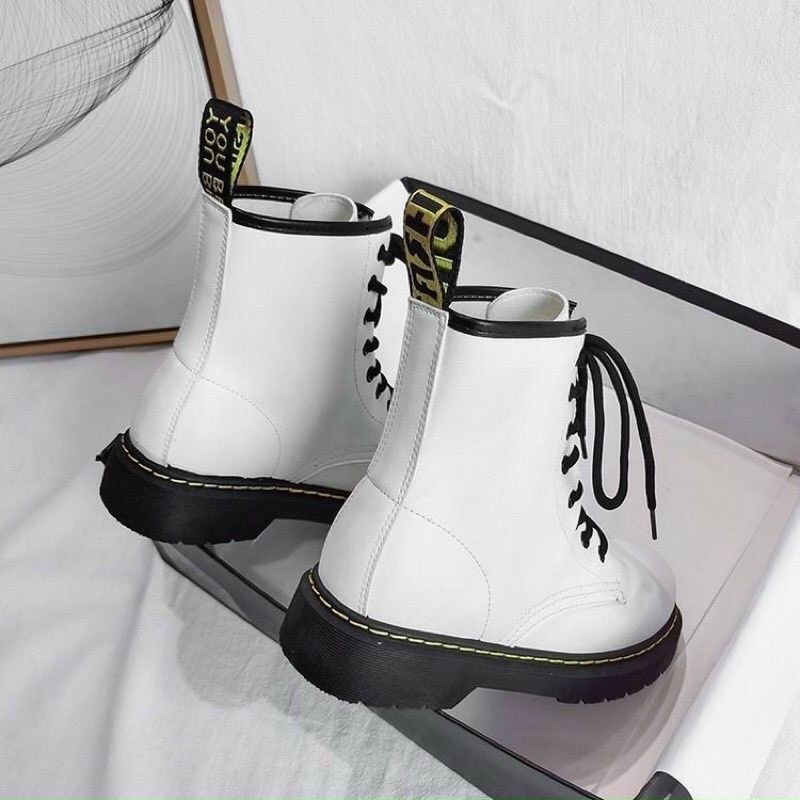 Giày Bốt Cổ Lửng Martin Dây Thắt Phong Cách Hàn Quốc | BigBuy360 - bigbuy360.vn