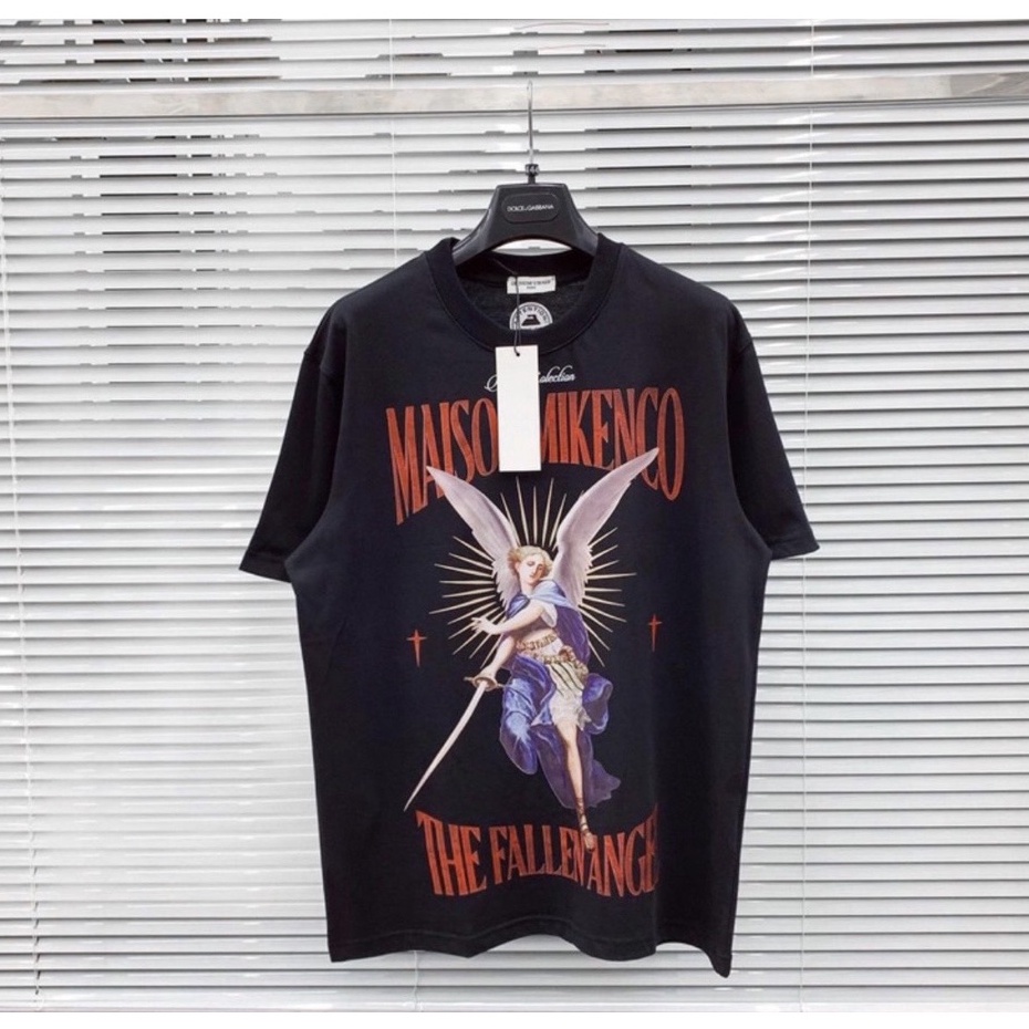 Áo tay ngắn, áo phông MIKENCO in 3D hình thiên thần vải 100%cotton