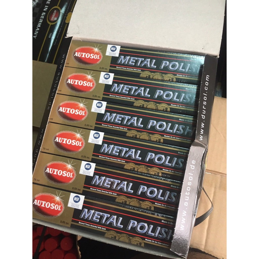 Kem đánh bóng kim loại inox đồng Autosol Metal Poslish 75ml