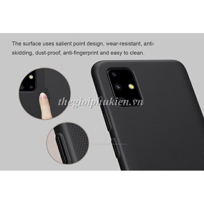 Ốp lưng SamSung Galaxy A31 chính hãng Nillkin dạng sần