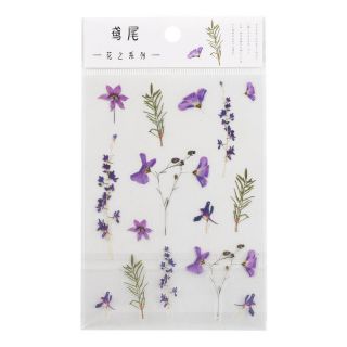 Nhãn dãn sticker hoa 1 Tả Bí Lù Store