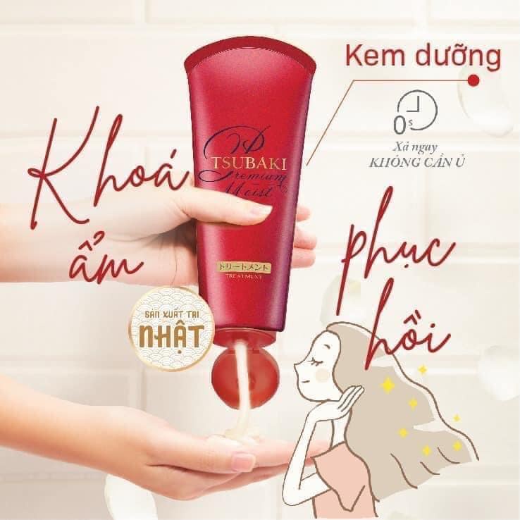 Kem Xả Cao Cấp TSUBAKI Premium Treatment 180g