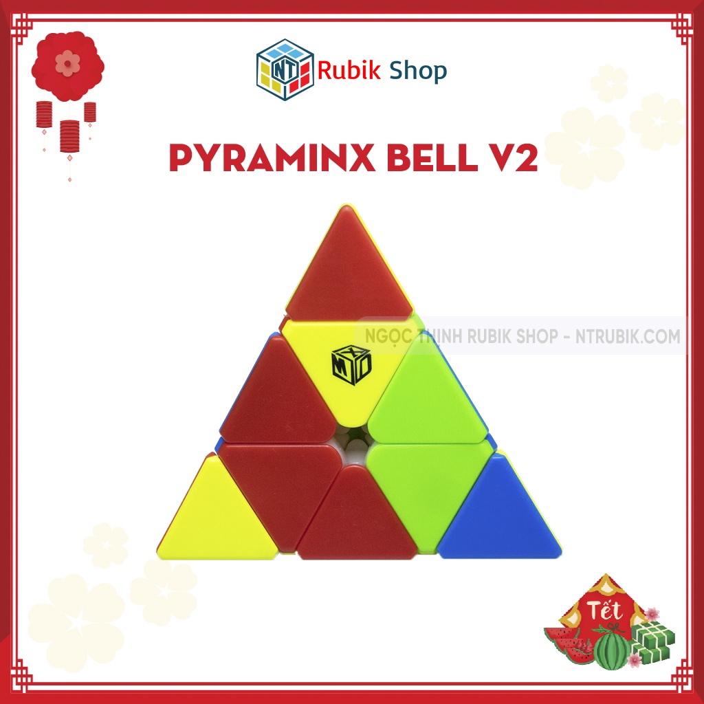 [Siêu Phẩm] Rubik QiYi Pyraminx X-man Bell V1/ V2 Stickerless