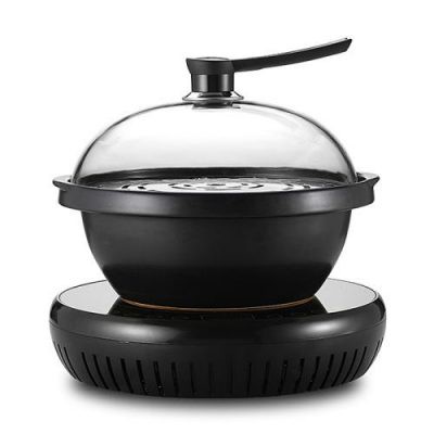 Bộ nồi hấp hơi công nghệ tì hiu đa năng ShinStar - Nồi sứ, lắp kính cường lực cao cấp 2020