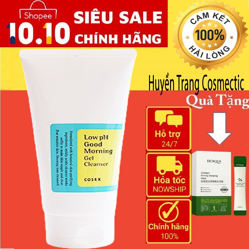 sữa rửa mặt cosrx low ph good morning gel cleanser -  dạng gel Hàn Quốc | BigBuy360 - bigbuy360.vn