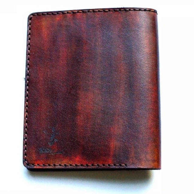 Ví nam handmade da bò vegtan Italia handmade bền chắc cao cấp màu chocolate RAM Leather