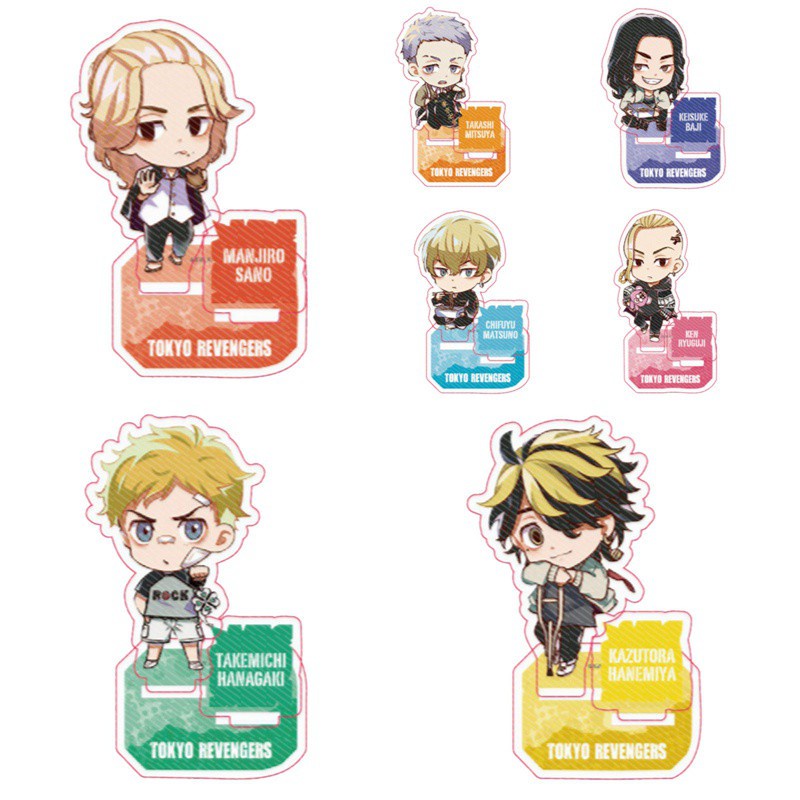Mô Hình Nhân Vật Anime Tokyo Revengers Đứng Bằng Acrylic Hai Mặt
