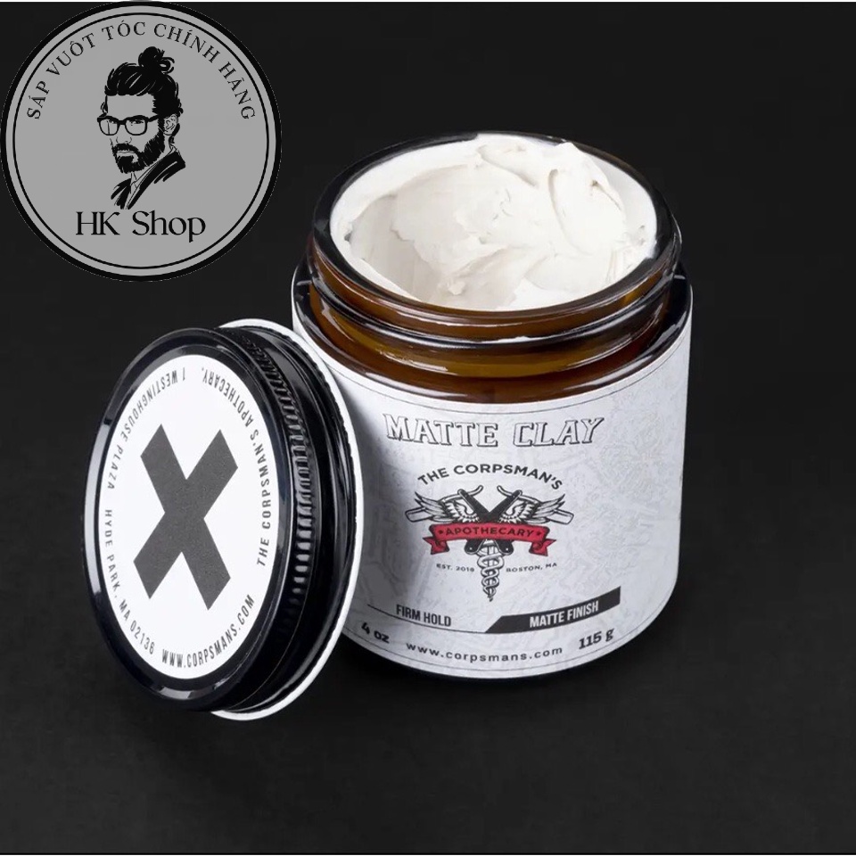 Sáp vuốt tóc The Corpsman's Apothecary Matte Clay