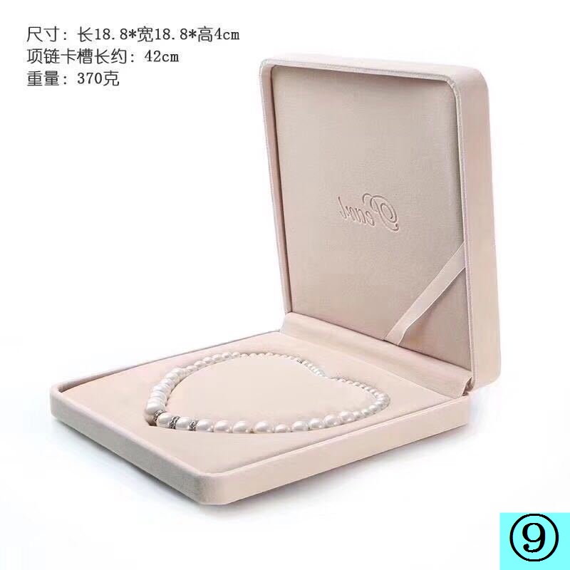 Hộp Đựng Trang Sức Hình Trái Tim Đính Ngọc Trai Cao Cấp