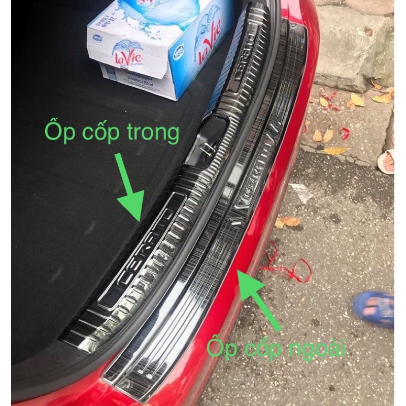 Ốp Chống Trầy Cốp Kia Cerato 2019 - 2020 - 2021 titan cao cấp