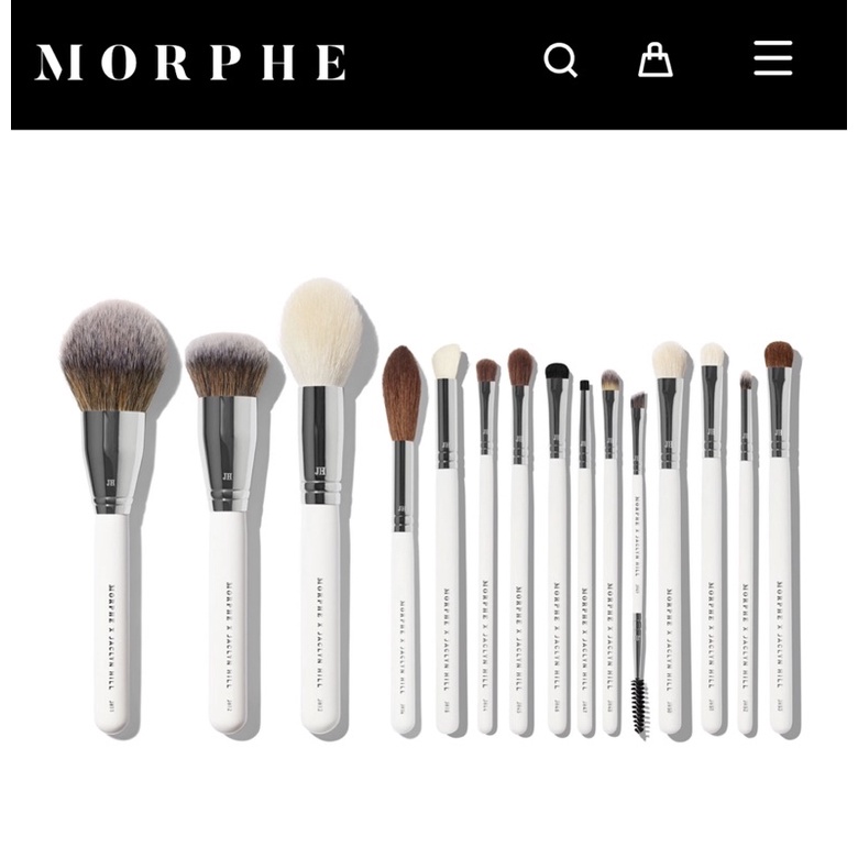 Tách set Bộ Cọ 15 Cây Morphe Jaclyn Hill The Master Remix Collection Brush Set Kit makeup