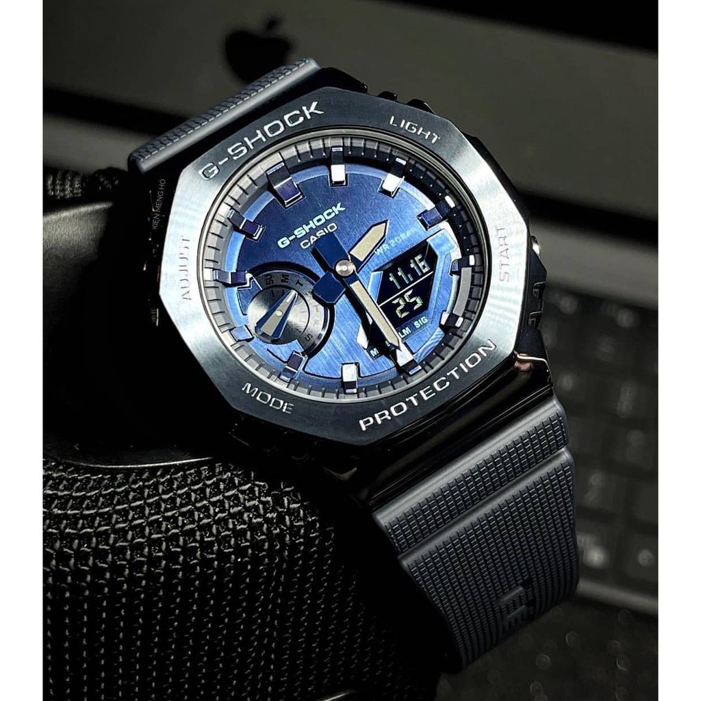 Đồng hồ Nam Dây nhựa Casio G-Shock GM-2100N-2ADR chính hãng bảo hành 5 năm Pin trọn đời