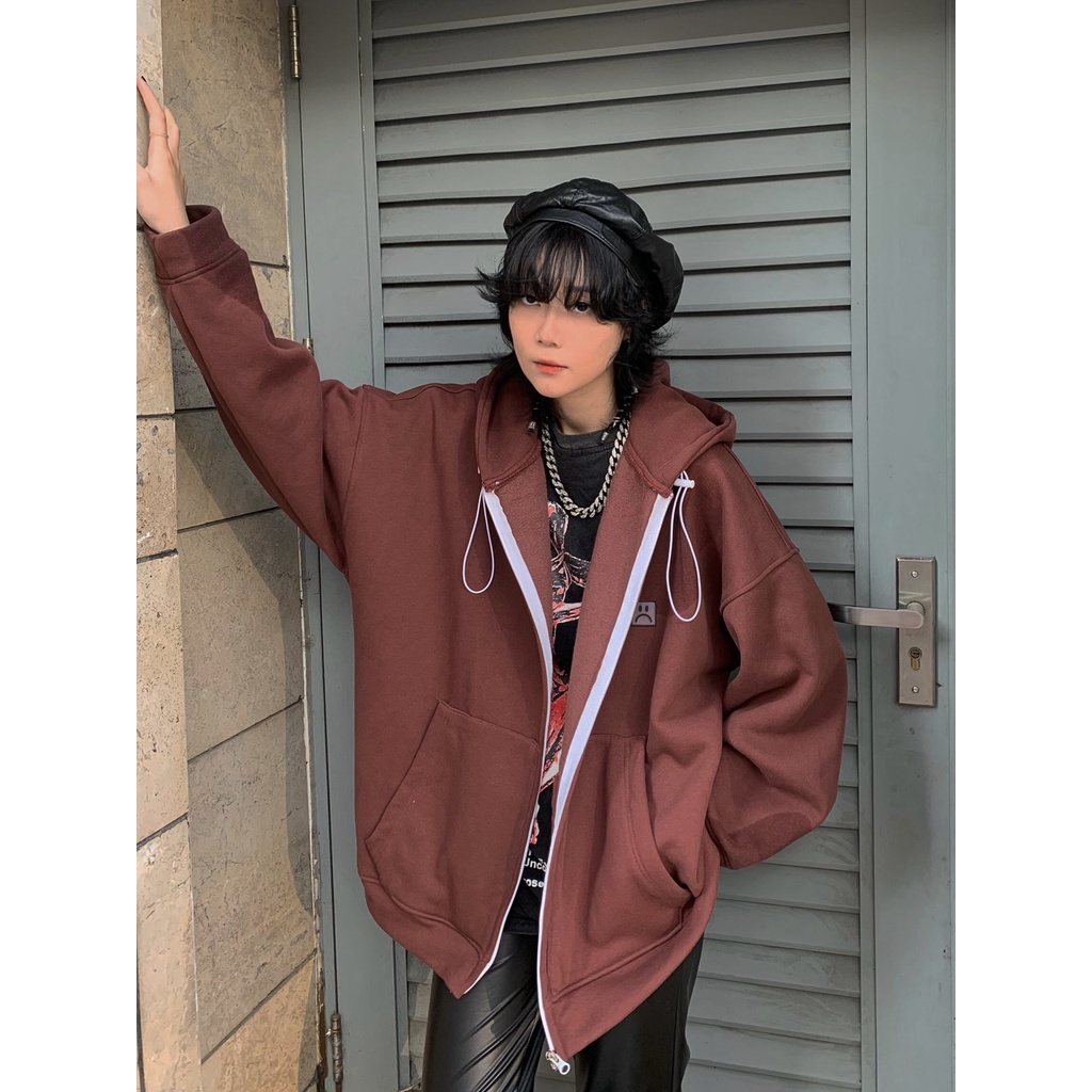 HOODIE FULLZIP "STORY" RED PEARL | BigBuy360 - bigbuy360.vn