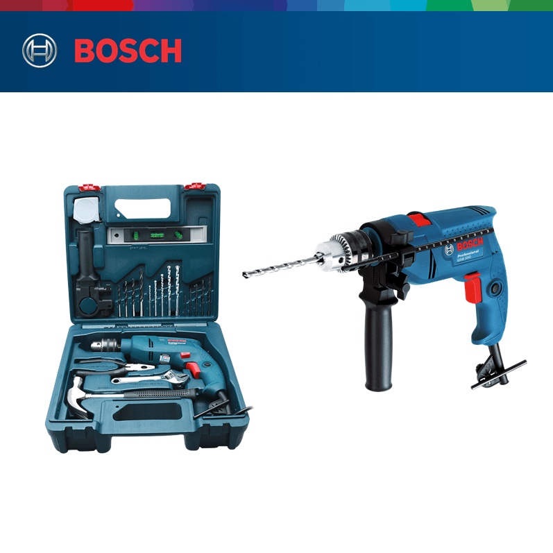 Bộ máy khoan động lực Bosch GSB 550 MP SET 19 chi tiết