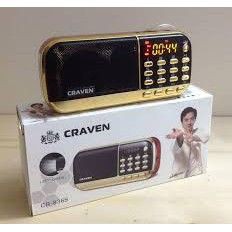 [5🌟][FREESHIP] LOA CẮM THẺ, USB, ĐÀI FM CRAVEN CR-865, CR-16 TẶNG KÈM PIN [SALE]