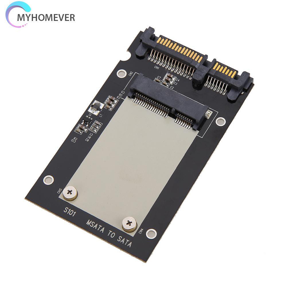 myhomever mSATA SSD to 2.5in SATA Convertor Adapter Card Computer Transition Card