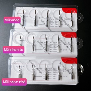  Mũi lấy cao răng  Mũi cạo Vôi răng  máy Woodpecker Và DTE   nhiều loại máy   