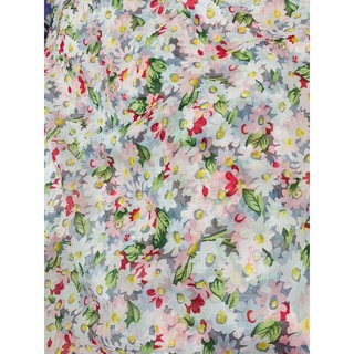 VẢI VOAN  HOA NHÍ - DÒNG VẢI THÔNG DỤNG - 1 MÉT X 1M5