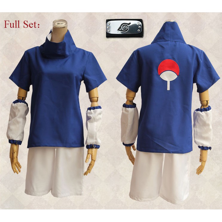 Set 5 món trang phục cosplay nhân vật Anime Naruto uchiha sasuke