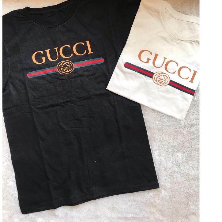 Áo Thun Nữ Cổ Tròn Tay Ngắn In Chữ Gucci 30s