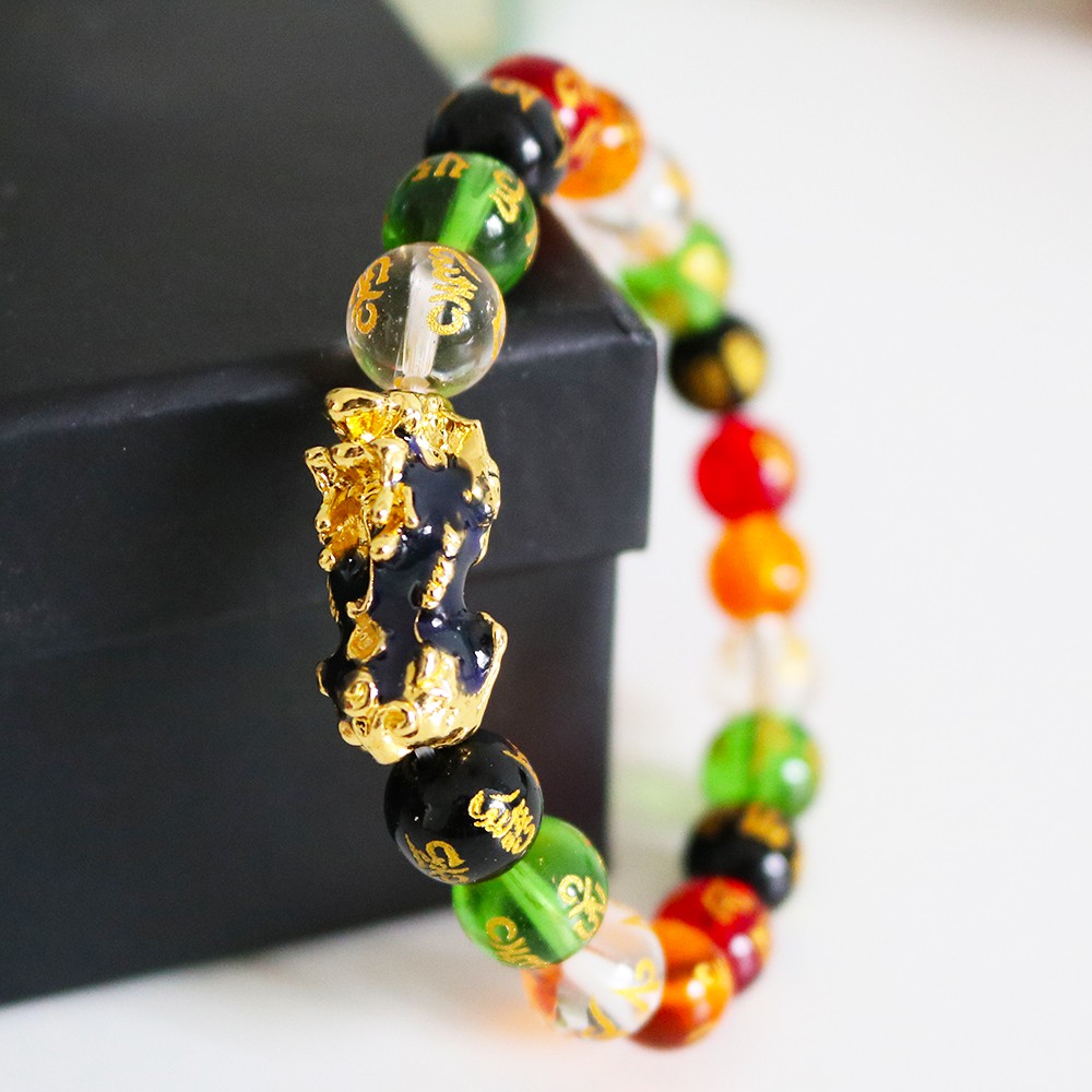 VÒng tay nam nữ VT03 phong thủy thời trang, vòng đeo tay nam KT hạt 10ly