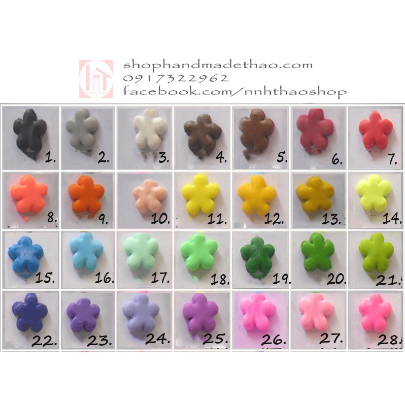 Đất sét nung polymer clay cục 20gr