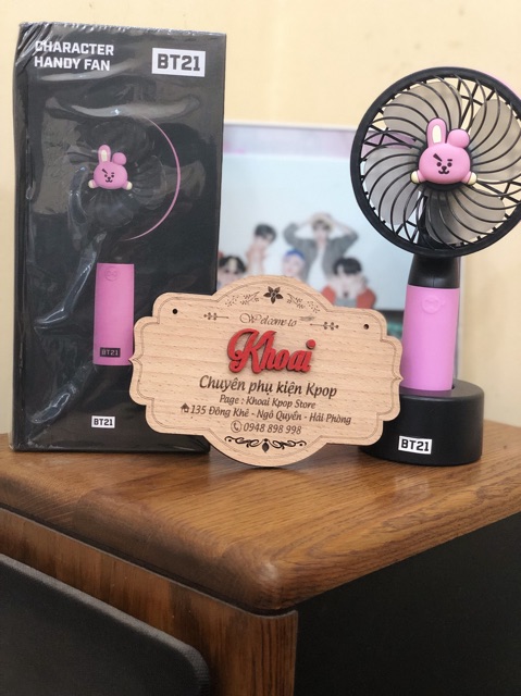 [CÓ CLIP + CÓ SẴN] Handy Fan BT21 quạt cầm tay BT21 | BigBuy360 - bigbuy360.vn