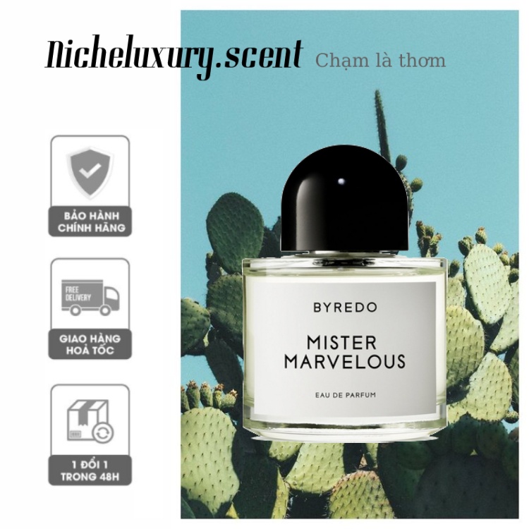 [𝔅𝔢𝔢❅]Nước hoa BYREDO Relaunches Mister Marvelous - Tester - 10ml-  [𝔅𝔢𝔢❅]