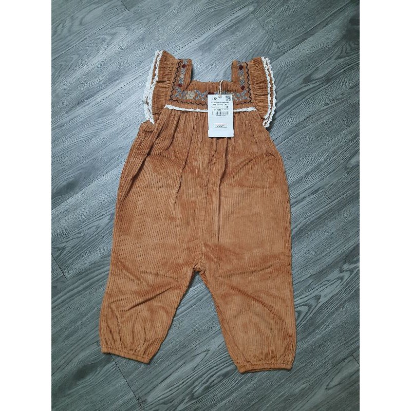 Quần yếm zara kid auth newtag sz 18/24m