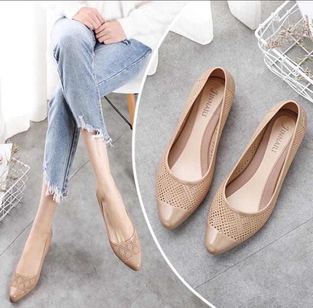 Giày búp bê nhựa siêu êm đi mưa thoải mái | BigBuy360 - bigbuy360.vn