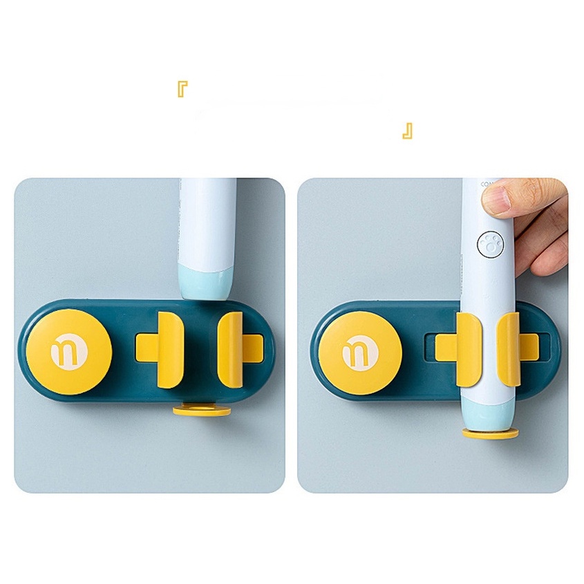 Bộ Giá Đỡ Bàn Chải /Cốc Súc Miệng Gắn Tường Tiện Lợi