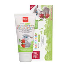 Kem Đánh Răng Trẻ Em 2-6 Tuổi Hương Dâu Rừng - Anh Đào Wild Strawberry - Cherry 55ml, An Toàn Khi Nuốt Phải