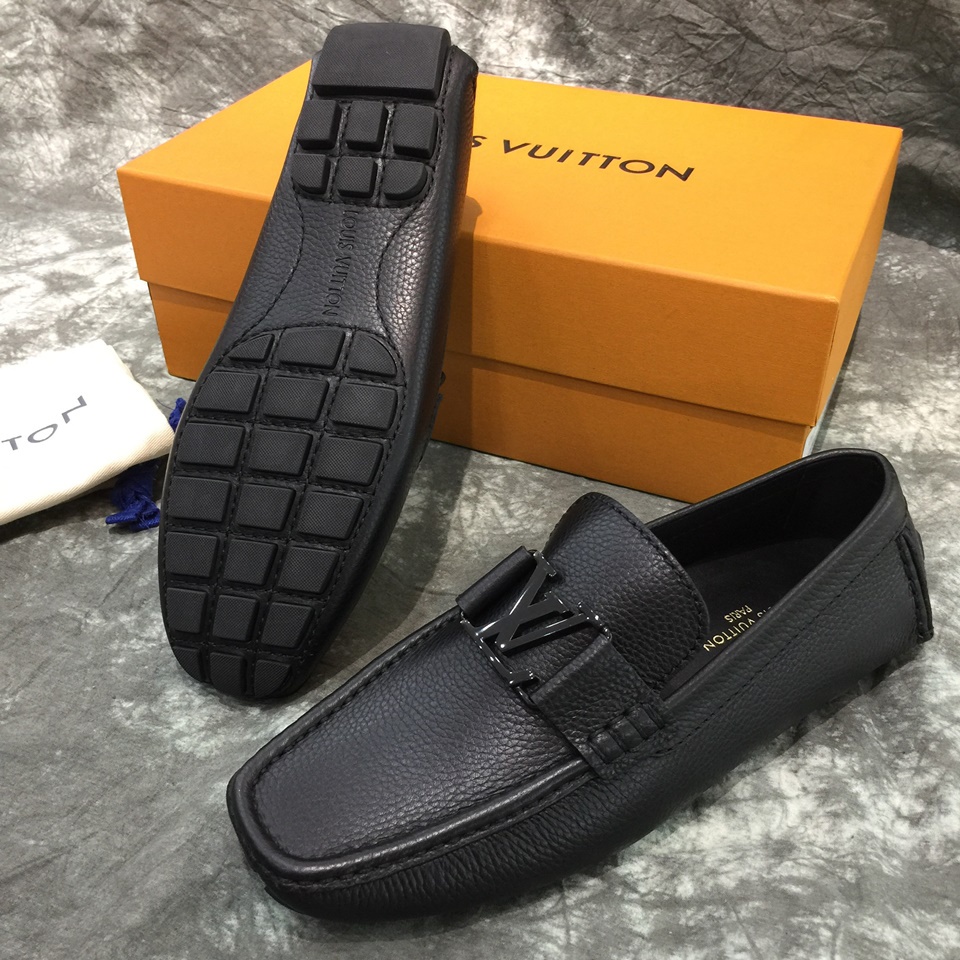Giày Nam Da Lười LV Cao Cấp Sang Trọng