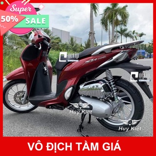 HCM- (3266) - Ốp Pô E Cho Xe SH Mode 2020 Xi Inox, Mạ Crom Đẳng Cấp