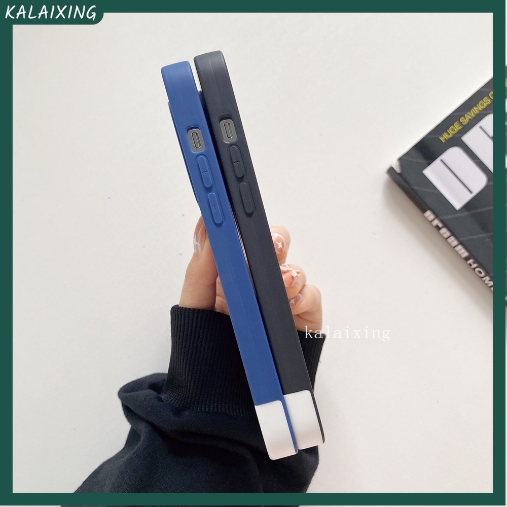 Ốp Điện Thoại Mềm Hình Vuông Nhiều Màu Cho iPhone X Xs Max XR 13 Pro Max 12 11