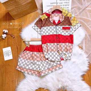 Đồ Bộ Mặc Nhà - Đồ Bộ Pyjama Màu Sắc Lụa Mango