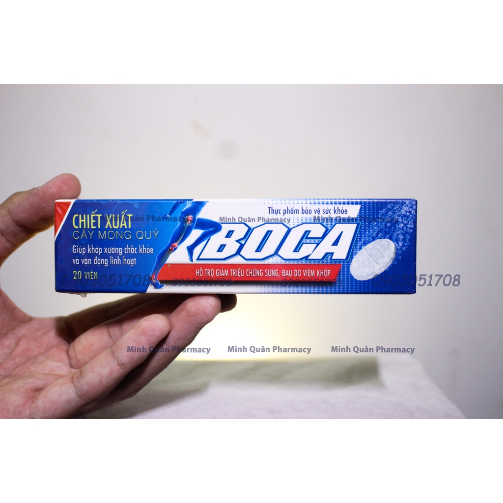 Viên Sủi BOCA Tuýp 20 Viên_HỖ TRỢ ĐAU NHỨC XƯƠNG KHỚP