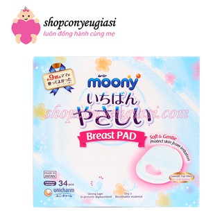 Miếng Lót Thấm Sữa Moony 34 Miếng