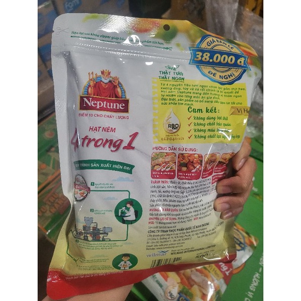Hạt nêm Neptune 500gr (1 thùng 24 gói ) [ GIÁ TỐT ]