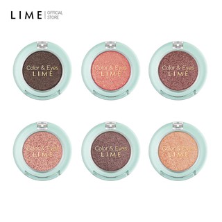 Phấn mắt nhũ thời thượng lime color & eyes single shadow 1.4g