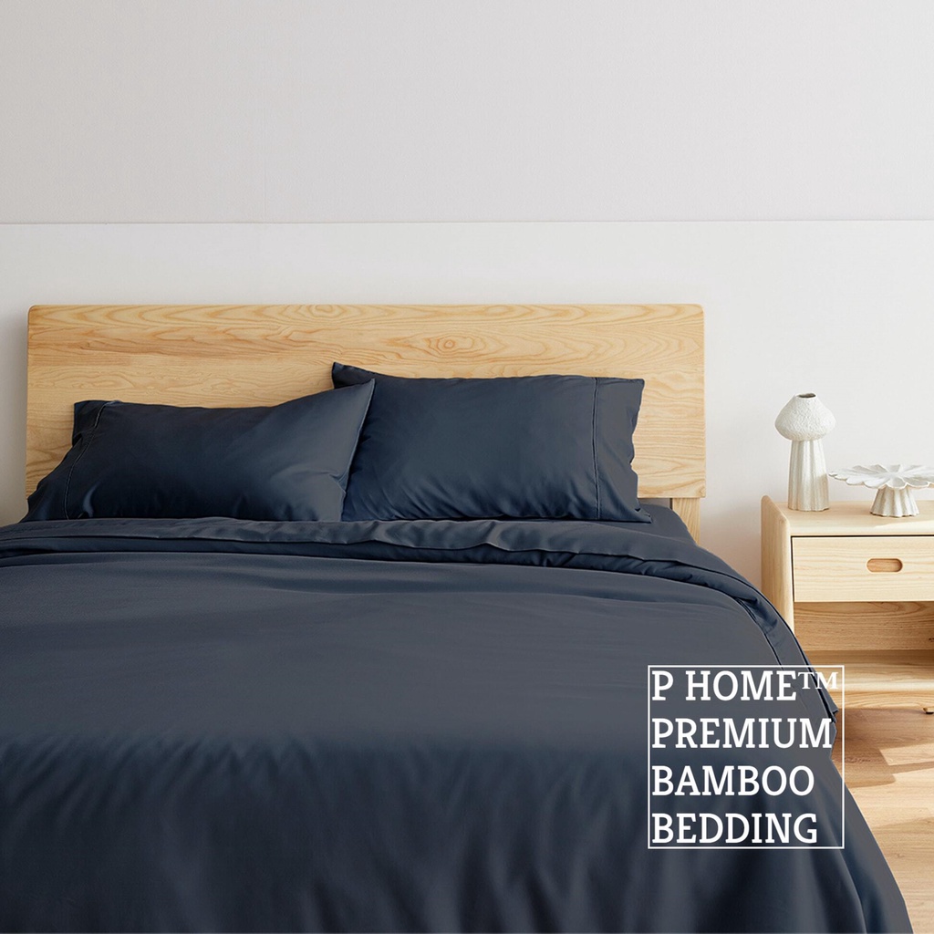 [MÁT LẠNH] Bộ Ga Gối 3 Món SỢI TRE Cao Cấp P Home™️ - Mềm như Lụa, Thoáng x3 Cotton (vỏ chăn bán riêng) | BigBuy360 - bigbuy360.vn